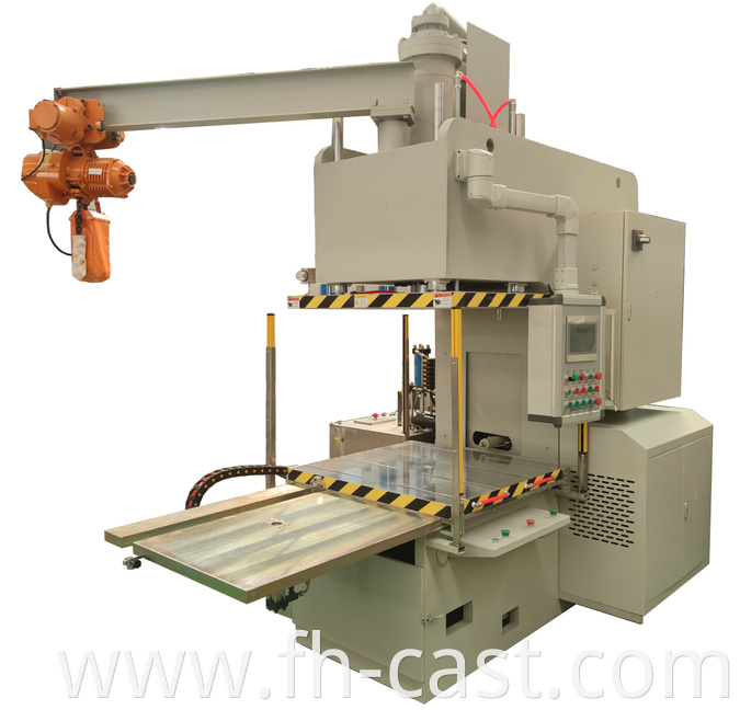 Single-station C-type 40t wax injection machine